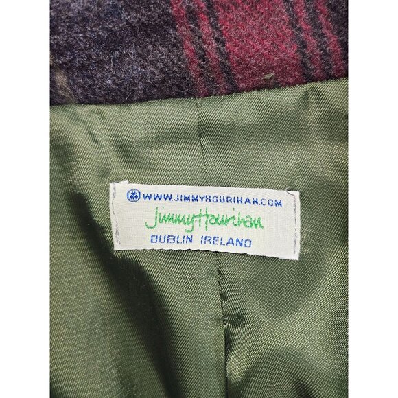 Jimmy Hourihan Women's Gray Wool Swing Coat Size M (E 40) Made In Spain 2939 - Picture 6 of 15